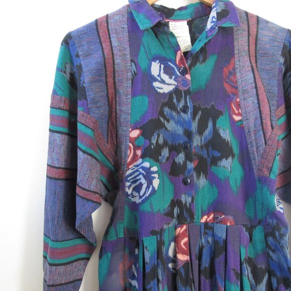 Chacok France Vintage Cotton Dress - Picture 1 of 8